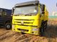 El color amarillo 10 cansa el camión de volquete grande de los camiones volquete SINOTRUK HOWO 371HP 6X4