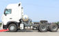 Camión blanco de la cabeza del tractor de Howo del neumático del camión 10 del motor de SINOTRUK 371HP