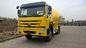 6x4 color amarillo concreto de Sinotruk Howo del camión del mezclador del móvil de Sinotruk Howo de 12 metros cúbicos