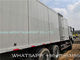 Mercado de Van Cargo Box Truck For Nigeria de las ruedas de la tonelada 10 de Sinotruk Howo 25