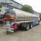 Aleación de aluminio de acero inoxidable del camión del depósito de gasolina de Sinotruk Howo Euro2 8x4 15cbm 5083
