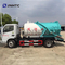 Camión de petrolero resistente de la succión de las aguas residuales de Dongfeng 4x2