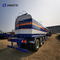 La segunda mano aprovisiona de combustible el remolque modificado para requisitos particulares del tanque del transporte del aceite semi