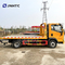 Camión de auxilio plano Tow Truck de Sinotruk HOWO 4x2 5 TON Light Duty Commercial Trucks