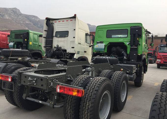 Verde Lorry Vehicle del chasis SINOTRUK HOWO ZZ1257N4341W del camión del cargo de Dropside