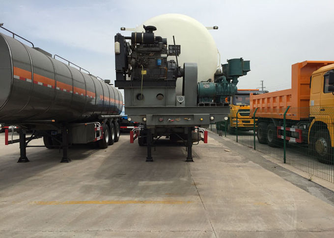 del manganeso 48.5cbm del acero del cemento del tanque camión de remolque a granel semi ISO/3C/BV/IFA/SGS